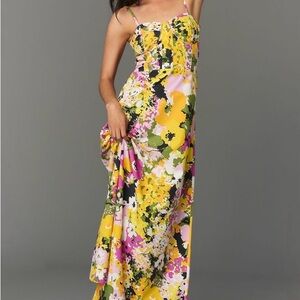 NWT S/W/F Corset Maxi Dress